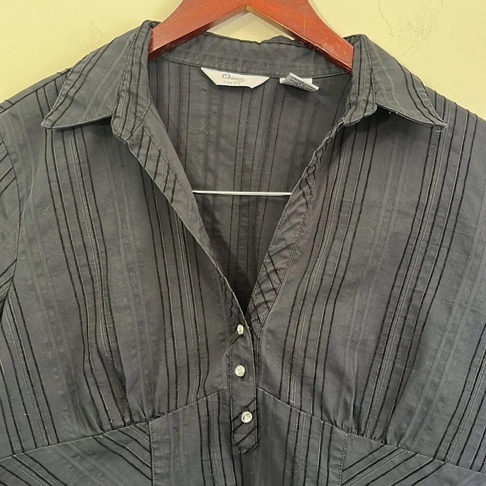 Women’s Stretch Blouse Size Large - Picture 2 of 9